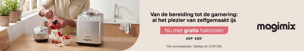 magimix ijsmachine zelfvriezend gelato expert + gratis micro hakker