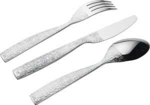 Alessi Tafel bestek Dressed hoogglans/motief - 5 delig Dressed