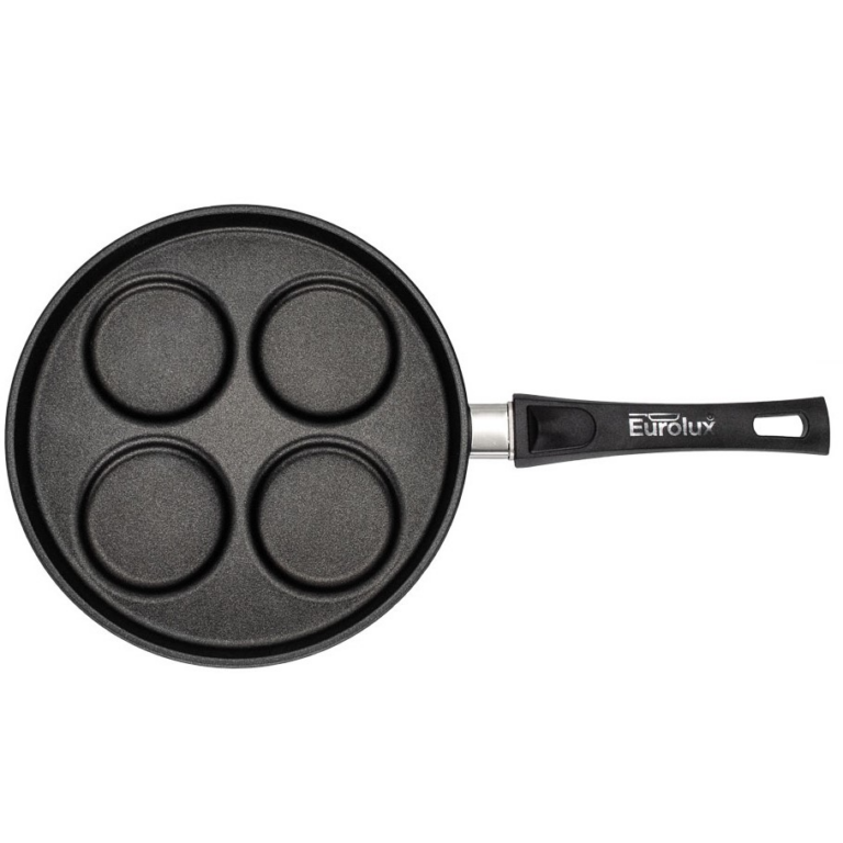 Eurolux blini pancake pan 26 cm met afklikbare steel antikleef