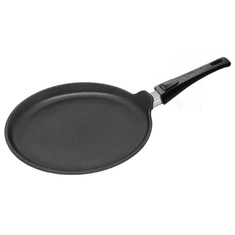 Eurolux Crepe pan - pannenkoekenpan 28 cm met afklikbare steel antikleef