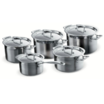 Le Creuset Magnetik Multiply pannenset 5-delig RVS inductie