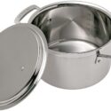 Binnenzijde van Le Creuset Magnetik RVS pan met Tri-Ply constructie