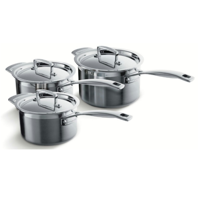 Le Creuset Steelpannen set 3 delig Magnetik