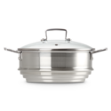 Le Creuset Magnetik stoominzet voor gezonde maaltijden in de keuken