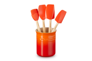 Le Creuset Premium spatelpot met 4 tools