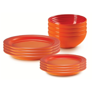 Le Creuset aardewerk servies 12 delig