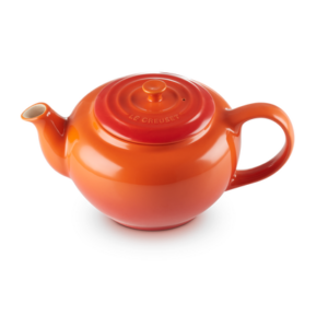 Le Creuset aardewerk theepot met filter