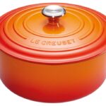 Le Creuset braadpan Signature 22 cm oranjerood