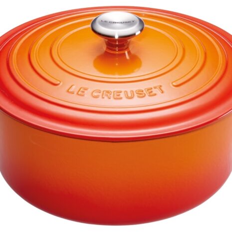 LeCreusetbraadpanSignaturerond22cmORANJErood.jpg Le Creuset braadpan Signature 22 cm oranjerood
