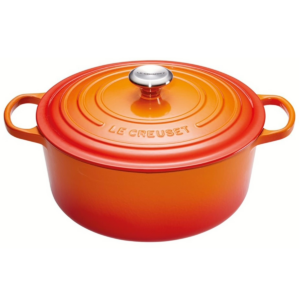 Le Creuset braadpan Signature rond 26 cm ORANJErood