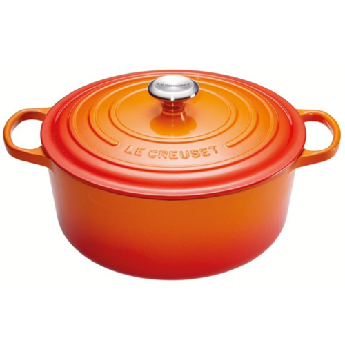 LeCreusetbraadpanSignaturerond26cmORANJErood