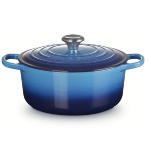 Le Creuset braadpan Signature rond 18 cm azureblauw