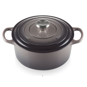 Le Creuset braadpan Signature rond 26 cm flint