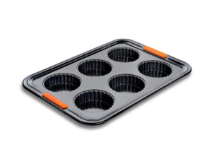 Le Creuset taartjesvorm 6 stuks buiten 39 x 27 cm - binnen 33 x 23 cm