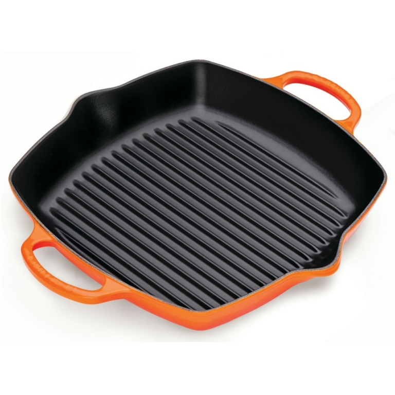 Le Creuset Vierkante diepe grillplaat