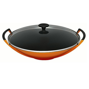 Le Creuset wok met deksel