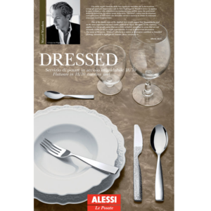Alessi Tafel bestek Dressed hoogglans/motief