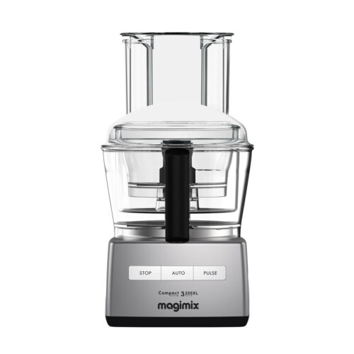 Magimix Keukenmachine Compact System 3200 XL in zilvergrijs, perfect voor koken en bakken
