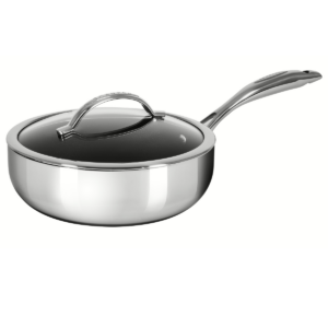 Scanpan HaptIQ diepe hapjespan met glasdeksel 26 cm, 3,7 ltr