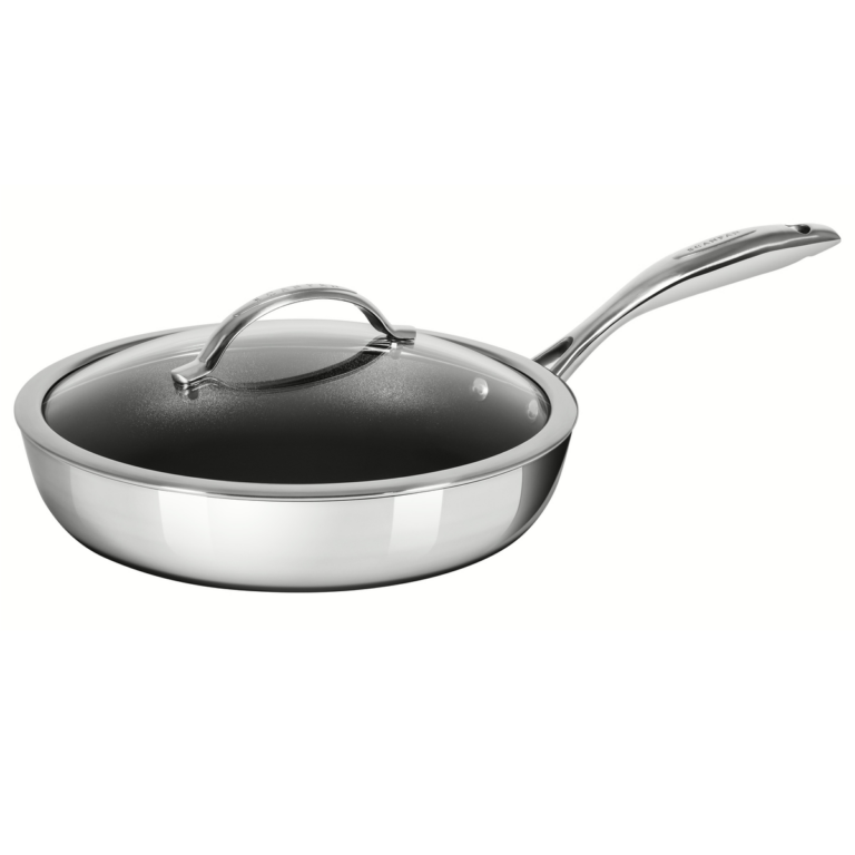 Scanpan HaptIQ Hapjespan met glasdeksel 28 cm, 2,5 ltr Stratanium Plus