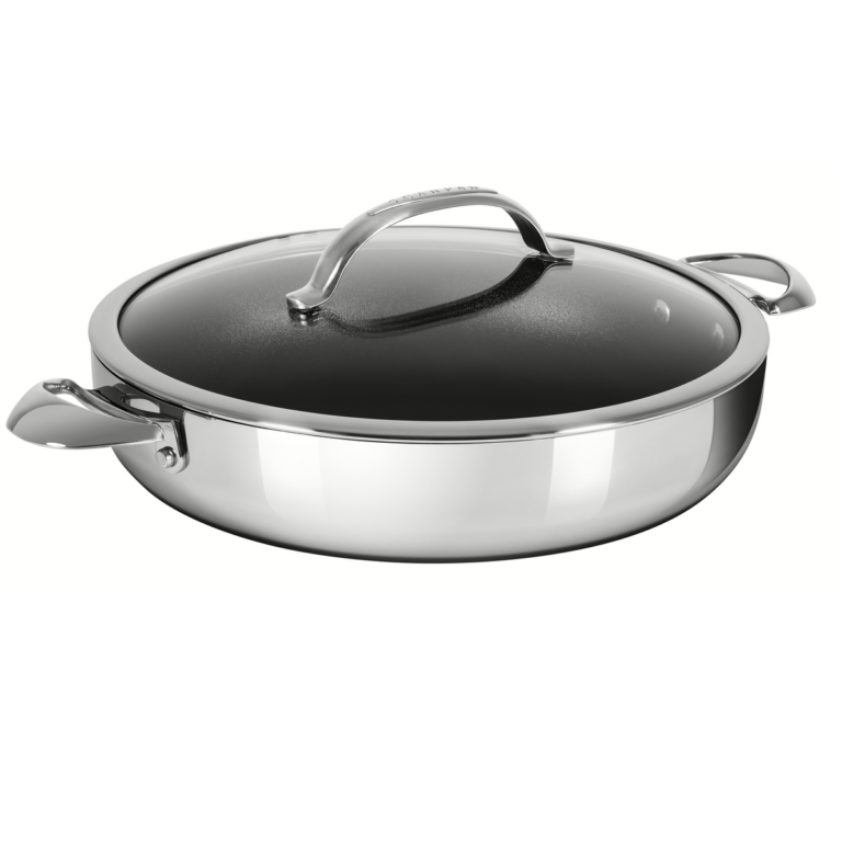 Scanpan HaptIQ Sauteerpan met glasdeksel 32 cm, 4,8 ltr Stratanium Plus