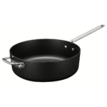 Scanpan TechnIQ Giant hapjespan van 30 cm met 5,3 liter capaciteit en Stratanium anti-aanbaklaag, ideaal voor grote maaltijden en veelzijdig gebruik op alle kookplaten.