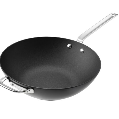Scanpan TechnIQ Wok met Stratanium+ anti-aanbaklaag en ergonomisch ontwerp
