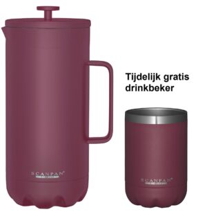 Scanpan Dubbelwandige French Press koffiezetter
