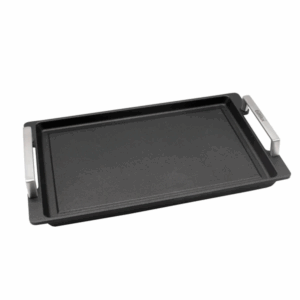 Eurolux teppanyaki plaat 41 x 24 cm rvs grepen