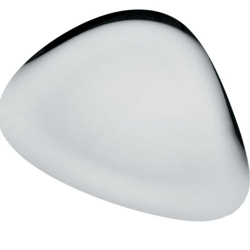 alessi serveerschaal colombina hoogglans chroom Alessi serveerschaal Colombina, ontworpen door Doriana en Massimiliano Fuksas, gemaakt van hoogwaardig roestvrij staal.