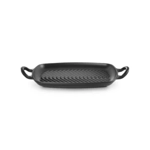 Le Creuset Rechthoekige Grillplaat 30x27 cm – Gietijzer Grillpan - Mat zwart Le Creuset Rechthoekige Grillplaat 30x27 cm – Gietijzer Grillpan - Mat zwart