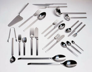 Alessi Tafel bestek Dry hoogglans/mat