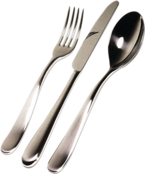Alessi Tafel bestek Nuovo Milano hoogglans - 30 delig Nuovo Milano duo block