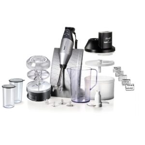 Bamix Staafmixer Superbox 250 Watt - Zilvergrijs