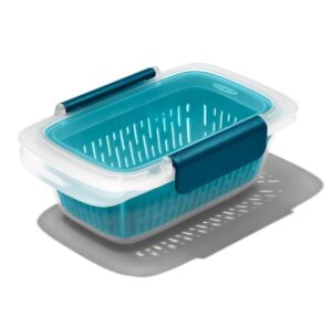 Oxo lunchbox Prep en Go met vergiet