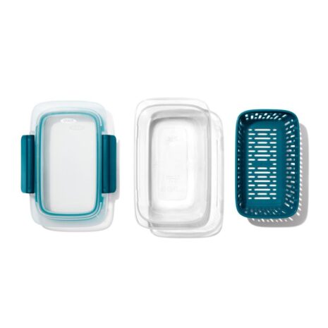 oxo lunchbox prep en go met vergiet oxo lunchbox prep en go met vergiet
