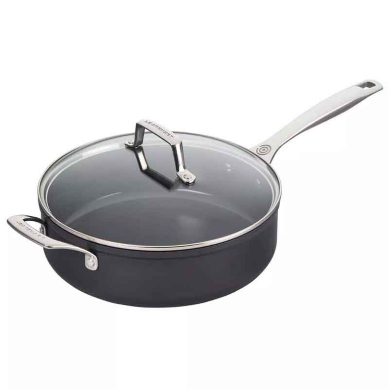 Le Creuset Sauteerpan recht 26 cm antikleef PFAS vrij Essential Ceramic