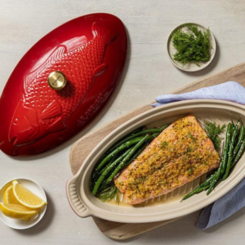le creuset aardewerk ovenschaal vis heritage le creuset aardewerk ovenschaal vis heritage