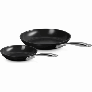 Le Creuset Koekenpan Essential Ceramic – PFAS-vrije keramische pan - 24 en 28 cm set