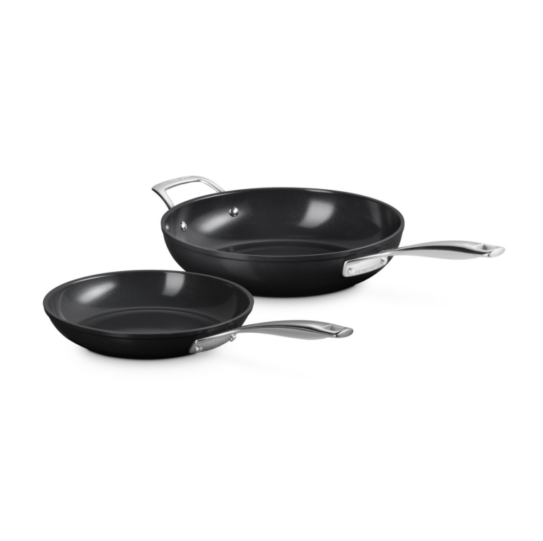Le Creuset Set koekenpan en sauteuse antikleef PFAS vrij Essential Ceramic