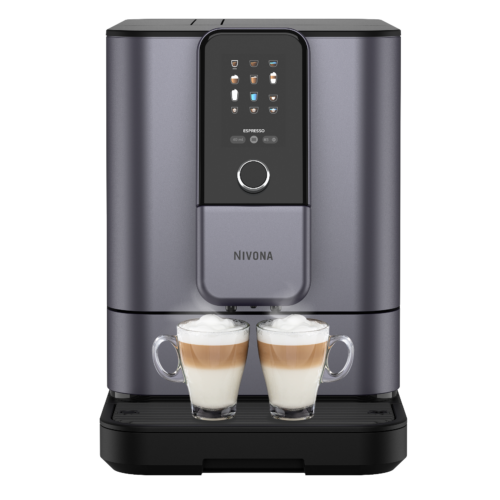 nivona koffiemachine 8107 pearl blue kleur chilled brew functie + 4 kg koffiebonen t.w.v. €72,00