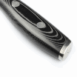 Yaxell TSUCHIMON Nakiri Koksmes 18 cm met gehamerd lemmet en zwart canvas-micarta heft