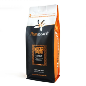 Fleur de Cafe Mocca Bourbon melange koffiebonen - 1 kg bonen Fleur de Cafe Mocca Bourbon melange koffiebonen - 1 kg bonen