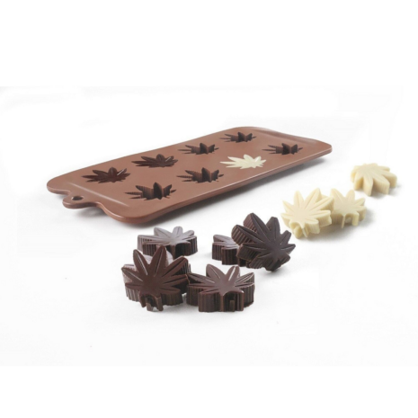 ibili siliconen chocolade cannabis blad vorm ibili siliconen chocolade cannabis blad vorm