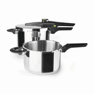 Ibili Snelkookpan Exklusiv RVS – Snel en Veilig Koken - Set 4 + 6 liter