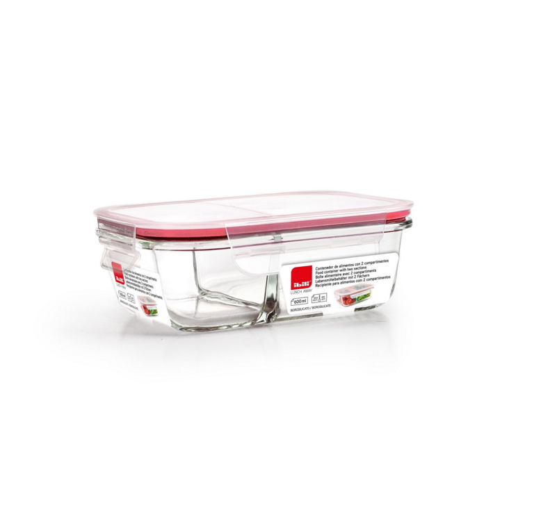 Ibili Food container met 2 compartimenten
