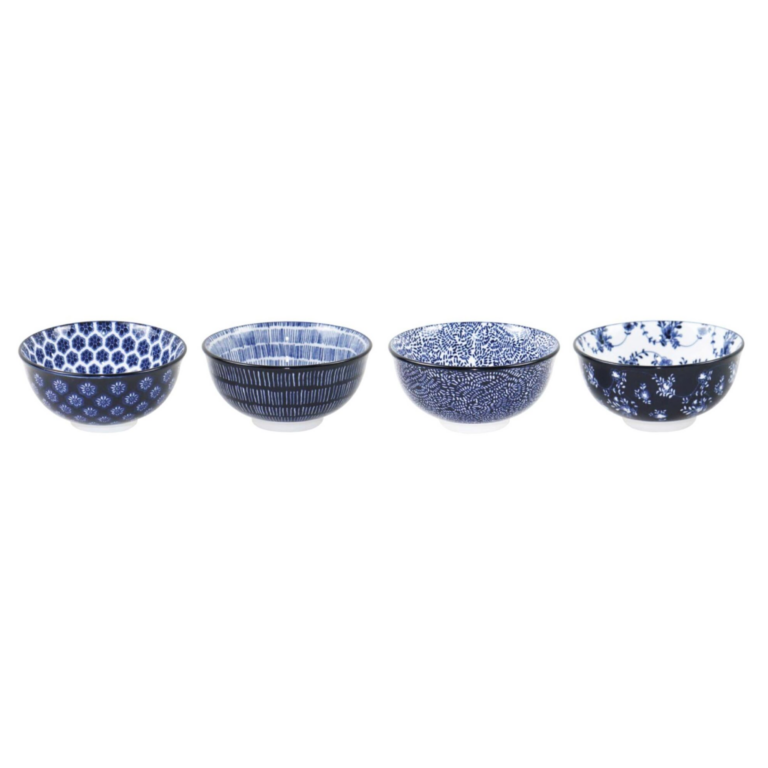 Ibili Set van 4 porseleinen schaaltjes 15,10 cm Armonia