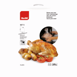 Ibili Braadzakken 5 stuks – Gezond Ovenkoken 25x38 cm
