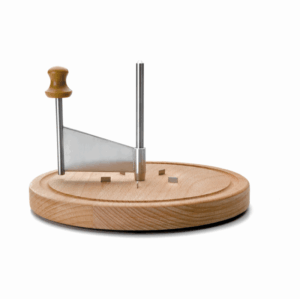 Ibili Girolle kaaskruller – kaas- en chocoladekruller met houten basis