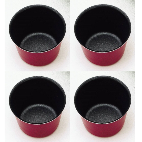 ibili puddingvorm 8 cm 4 stuks venus aluminium